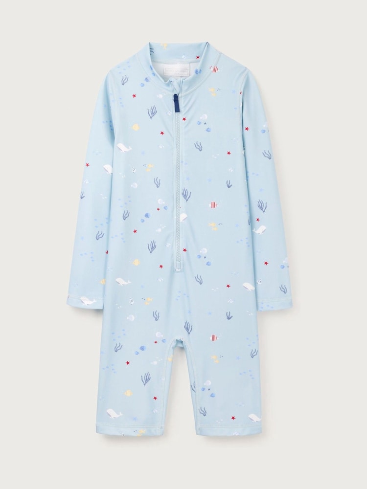 The White Company Blue Recycled Under The Sea Surfsuit - Image 1 of 4