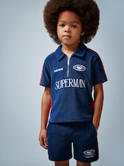 Superman | Reiss Towelling Polo Shirt - Image 1 of 4