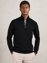 Reiss Black Hale Sweatshirt - Image 1 of 6