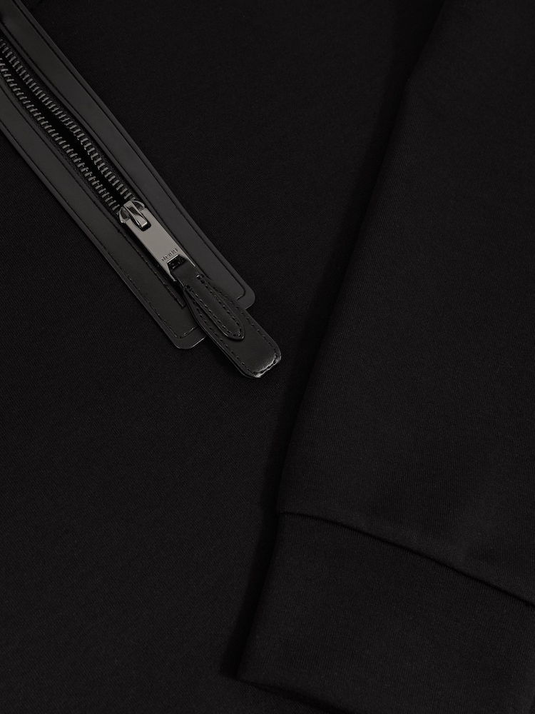 Reiss Black Hale Sweatshirt - Image 6 of 6