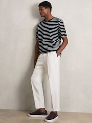 Reiss White/Navy Woodhall T-Shirt - Image 1 of 6
