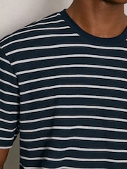 Reiss White/Navy Woodhall T-Shirt - Image 4 of 6