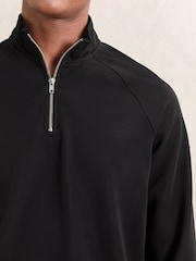 Reiss Black Randall Polo Shirt - Image 3 of 5