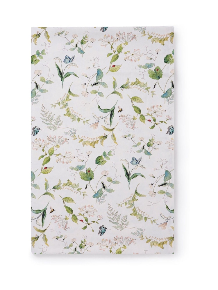 Sophie Allport Off White Wild Floral Print Cotton Tablecloth - Image 3 of 3