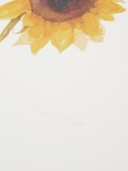 Sophie Allport Off White Multi Sunflower Print Wall Art - Image 3 of 3