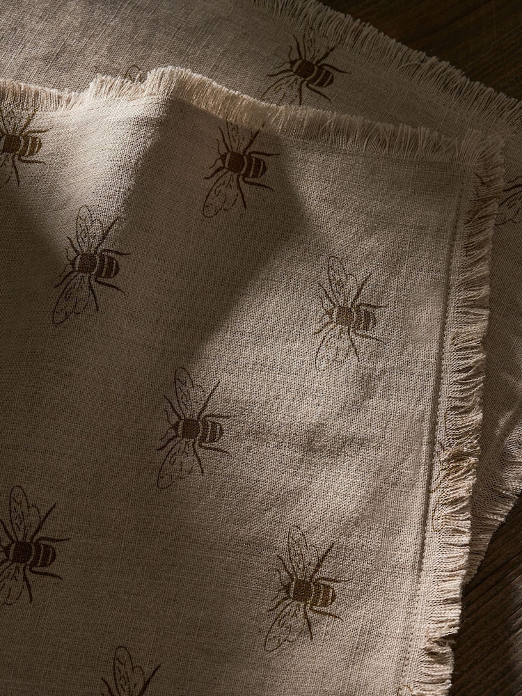 Sophie Allport Set of 2 Linen Bee Placemats - Image 2 of 3