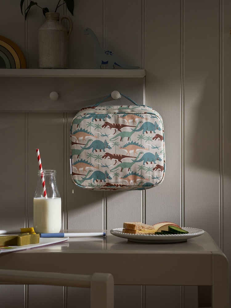 Sophie Allport Natural Dinosaur Camouflage Lunch Bag - Image 1 of 6
