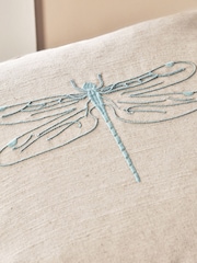 Sophie Allport Natural Linen Blend Dragonfly Cushion - Image 2 of 4