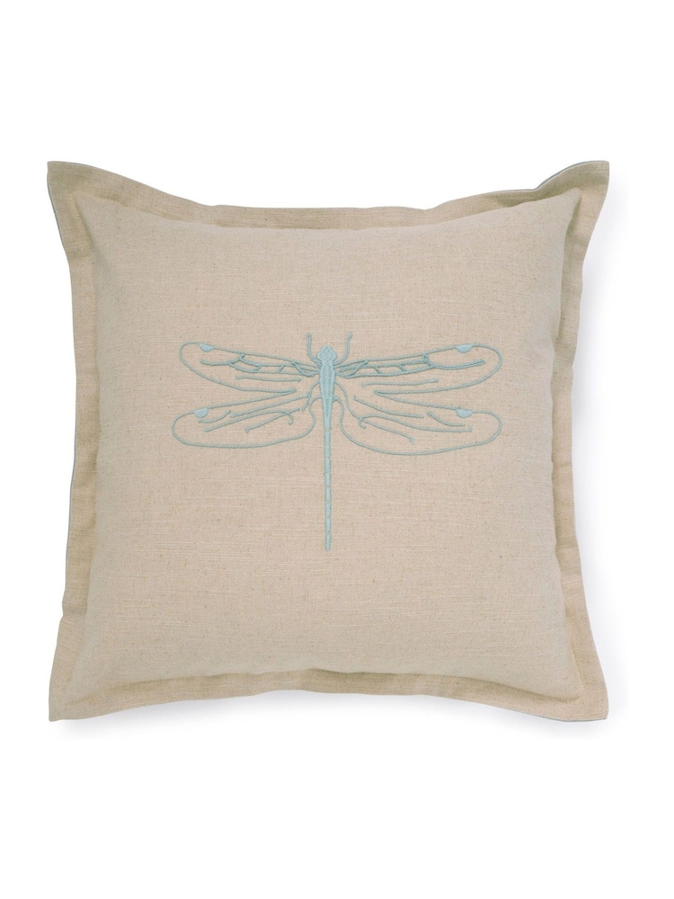 Sophie Allport Natural Linen Blend Dragonfly Cushion - Image 4 of 4