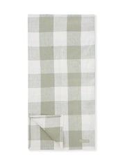 Sophie Allport Sage Green Linen Gingham Table Runner - Image 3 of 3