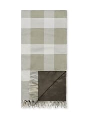 Sophie Allport Olive Green Gingham Picnic Blanket - Image 3 of 4