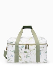 Sophie Allport Off White Wild Floral Print Picnic Bag - Image 3 of 5