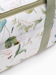 Sophie Allport Off White Wild Floral Print Picnic Bag - Image 4 of 5