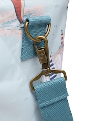 Sophie Allport Soft Blue Coastal Boats Picnic Bag - Image 4 of 4