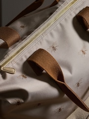 Sophie Allport Stone Beige Bees Shoulder Bag with Handles - Image 2 of 4