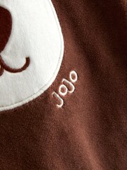 JoJo Maman Bébé Brown Bear Cosy Jersey Pyjamas - Image 3 of 7