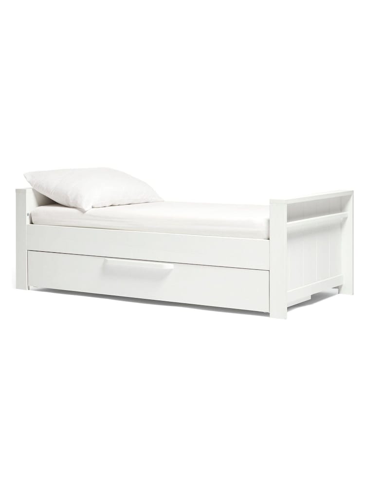 Mamas & Papas White Wash Franklin Cot Bed - Image 2 of 5
