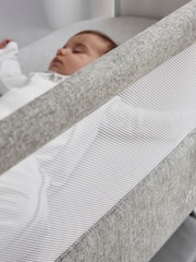 Mamas & Papas Grey Lua Bedside Crib - Image 4 of 10