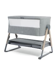 Mamas & Papas Grey Lua Bedside Crib - Image 7 of 10