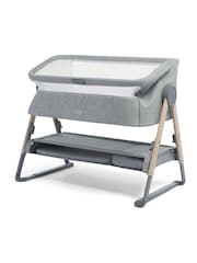 Mamas & Papas Grey Lua Bedside Crib - Image 8 of 10
