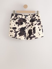 Impressão de vaca - Shorts Denim para meninos - Imagem 6 de 8