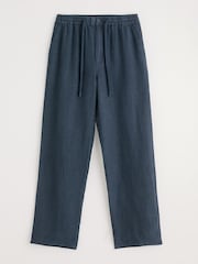 Pantalones de hombre de lino 100% atados a la cintura Crewman de Seasalt Cornwall - Imagen 4 de 5