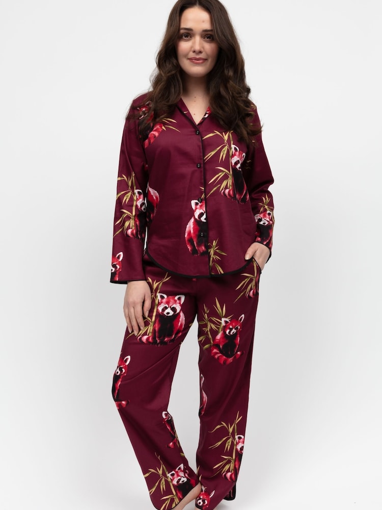 Cyberjammies Red Long Sleeve Pyjamas Set - Image 1 of 6