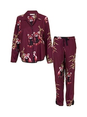 Cyberjammies Red Long Sleeve Pyjamas Set - Image 4 of 6