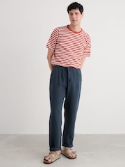 Seasalt Cornwall Orange Mens Seven Seas Sailor T-Shirt - Image 3 of 5