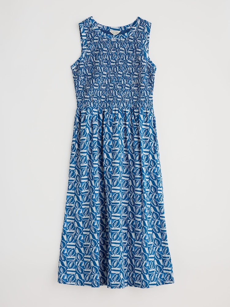 Seasalt Cornwall Blue Meadowsweet Sleeveless Dress - Image 5 of 5 Seasalt Cornwall Blue Meadowsweet Sleeveless Dress - Image 5 of 5