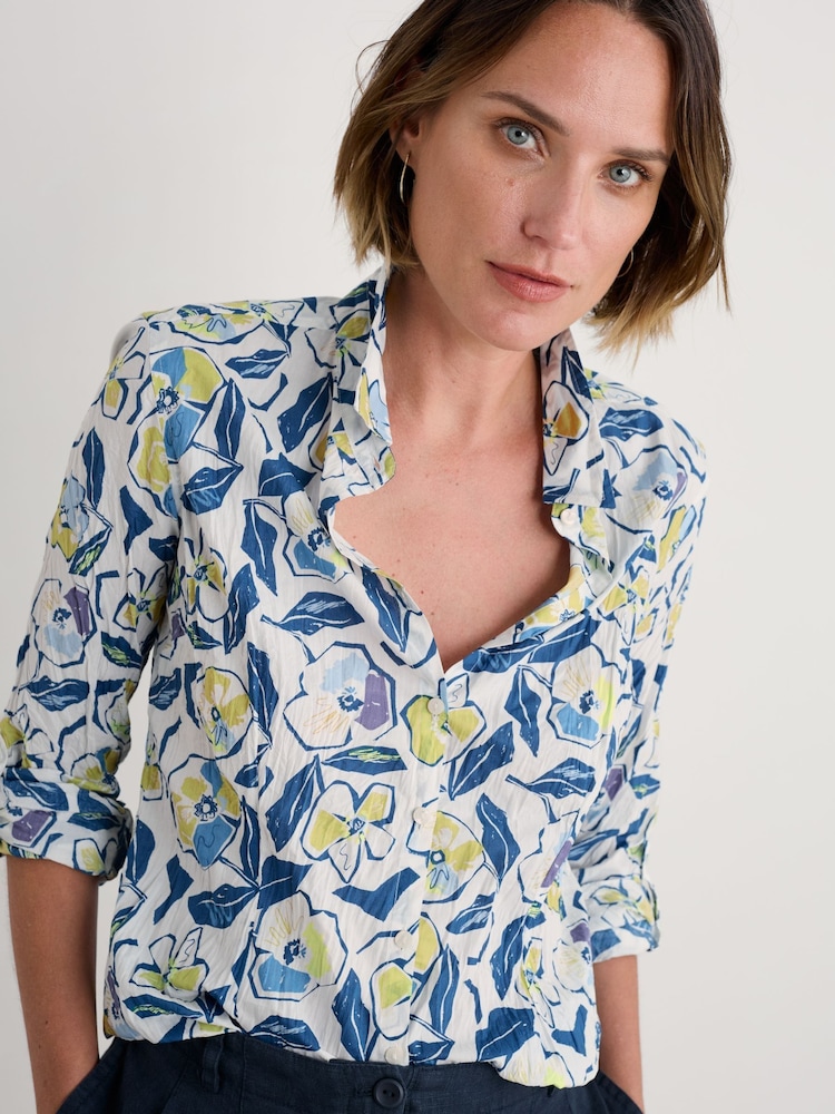 Azul - Camisa 100% algodón Larissa de Seasalt Cornwall - Imagen 1 de 6