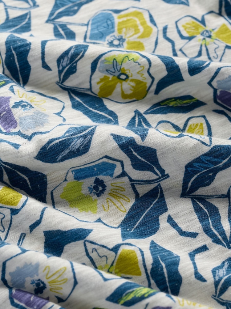 Azul - Seasalt Cornwall Waterflow Short Sleeve Top - Imagen 2 de 5