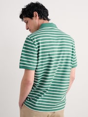 Seasalt Cornwall Mens Balefire Striped Polo Shirt - Image 5 of 5