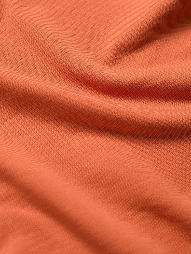 Seasalt Cornwall Orange Mens Bolitho 100% Cotton Sweatshirt - Image 5 of 5