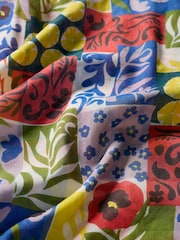 Seasalt Cornwall Light Blue May Garland Printed Scarf - Image 8 of 8