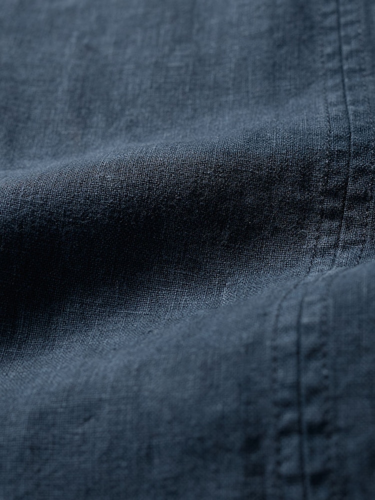 Azul - Camiseta sin mangas de lino Lighthouse Station de Seasalt Cornwall - Imagen 5 de 5