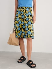 Seasalt Cornwall Navy Blue Ankle Length Skirt - Image 1 of 5