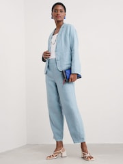 Seasalt Cornwall Blue Blinker Blazer - Image 4 of 5