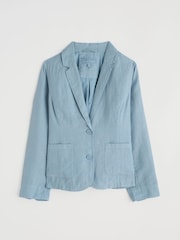 Seasalt Cornwall Blue Blinker Blazer - Image 5 of 5