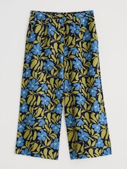 Seasalt Cornwall Blue Petite Peaceful Haven 100% Linen Culottes - Image 4 of 5