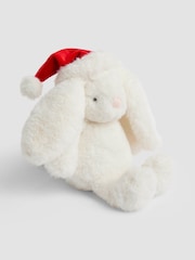 JoJo Maman Bébé Christmas Betsy Bunny Soft Toy Plushie - Small - Image 2 of 2