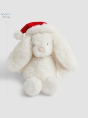 JoJo Maman Bébé Christmas Betsy Bunny Soft Toy Plushie - Small - Image 3 of 3