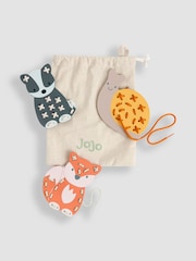 JoJo Maman Bébé Woodland Threading Animals - Image 2 of 3