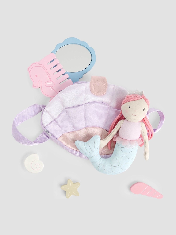JoJo Maman Bébé Mermaid Handbag Playset - Image 1 of 6 JoJo Maman Bébé Mermaid Handbag Playset - Image 1 of 6