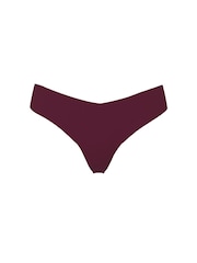 Victoria's Secret PINK Purple Rose Thong No Show Rib Knickers - Image 3 of 3
