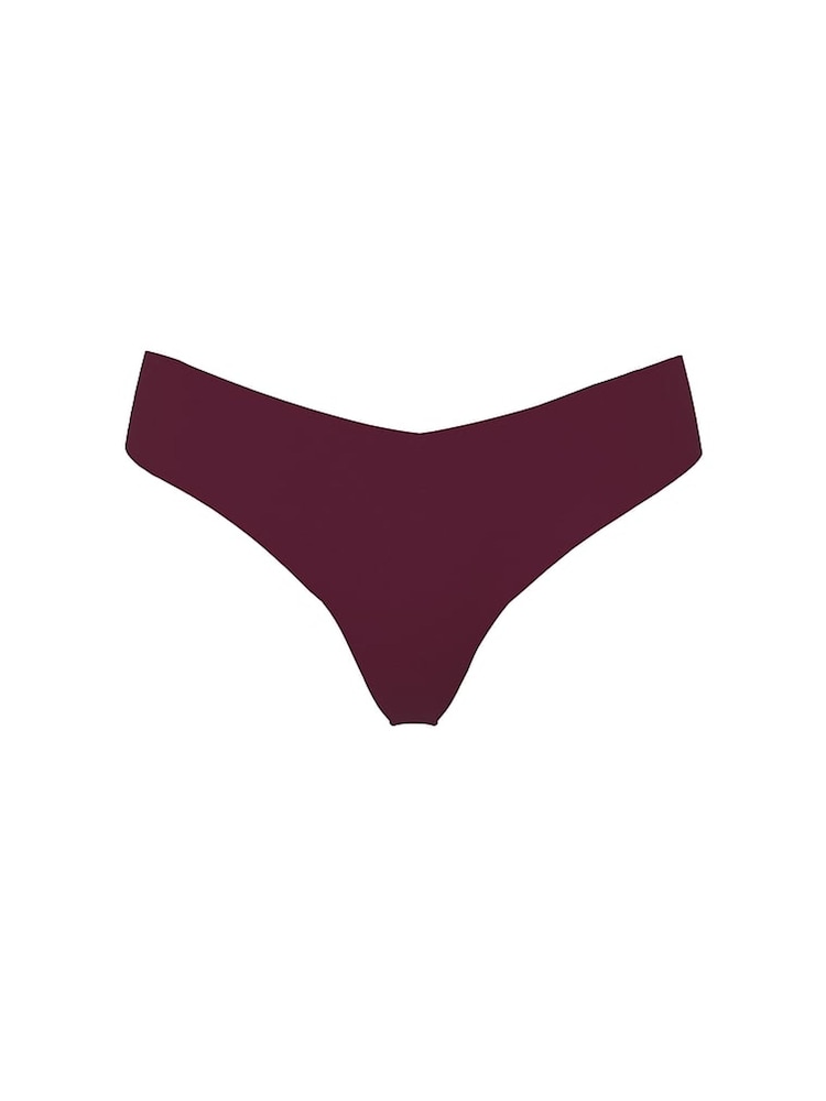 Victoria's Secret PINK Purple Rose Thong No Show Rib Knickers - Image 3 of 3