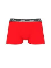 Victoria's Secret PINK Bright Vermillion Red High Waist Cotton Logo Knickers - Image 1 of 1
