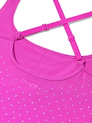 Victoria's Secret PINK Pink Fire Cotton Square Neck Sports Bra - Image 5 of 5