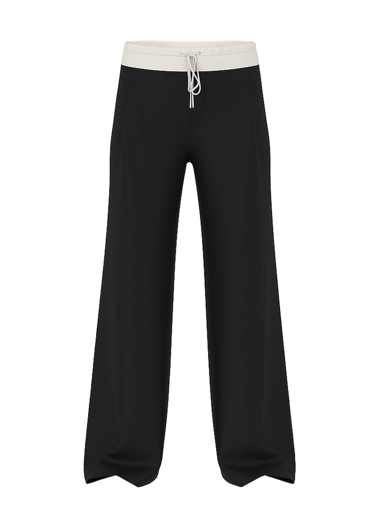 Victoria's Secret PINK Black Twill Trousers - Image 3 of 3 Victoria's Secret PINK Black Twill Trousers - Image 3 of 3