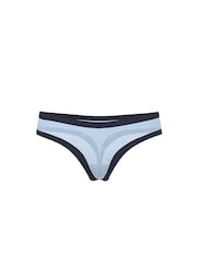 Victoria's Secret PINK Icy Blue Thong No Show Rib Mesh Knickers - Image 3 of 3